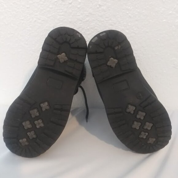 Black and silver rhinestone ankle boots girls size 13 - Picture 4 of 11